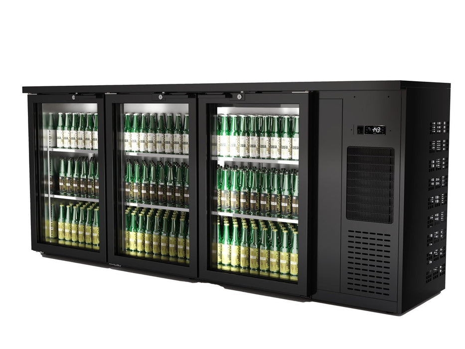 Expositor botellero refrigerado 3 puertas capacidad 575 botellas ancho 200 CMRV - 3 - FrigeriaHosteleria.com