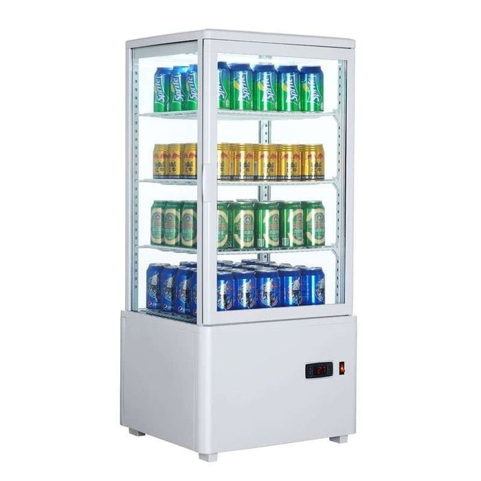 Expositor botellero refrigerado 4 caras cristal XC78L - B - FrigeriaHosteleria.com