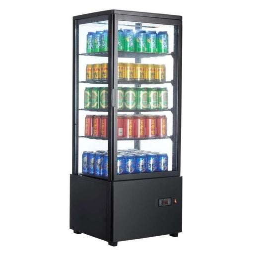 Expositor botellero refrigerado 4 caras XC98L - N - FrigeriaHosteleria.com