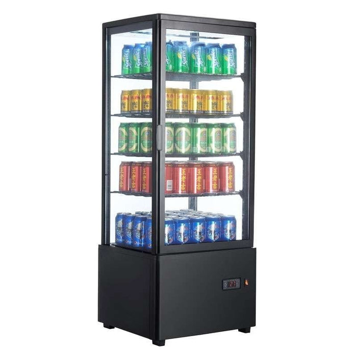 Expositor botellero refrigerado 4 caras XC98L - N - FrigeriaHosteleria.com