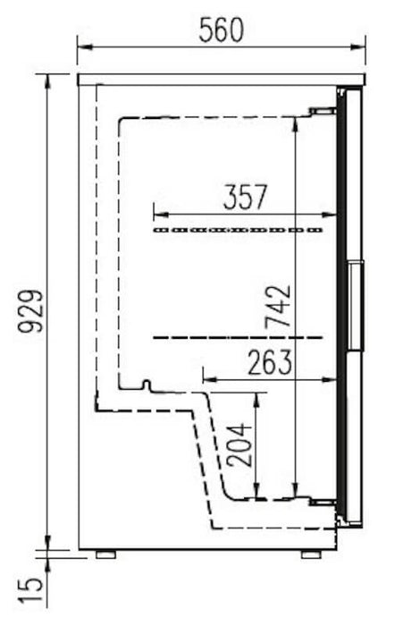 Expositor botellero refrigerado sobremostrador 116 litros CORECO EC - 520 - FrigeriaHosteleria.com
