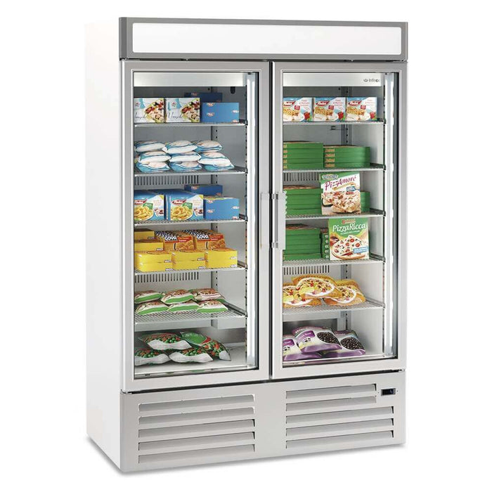 Expositor congelador 2 puertas 1000 litros INFRICO NEC1002FV - FrigeriaHosteleria.com