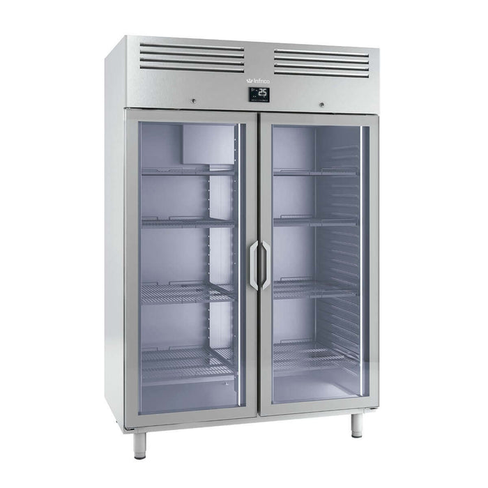Expositor congelador 2 puertas 1300 litros INFRICO AGB1402BTCR - FrigeriaHosteleria.com