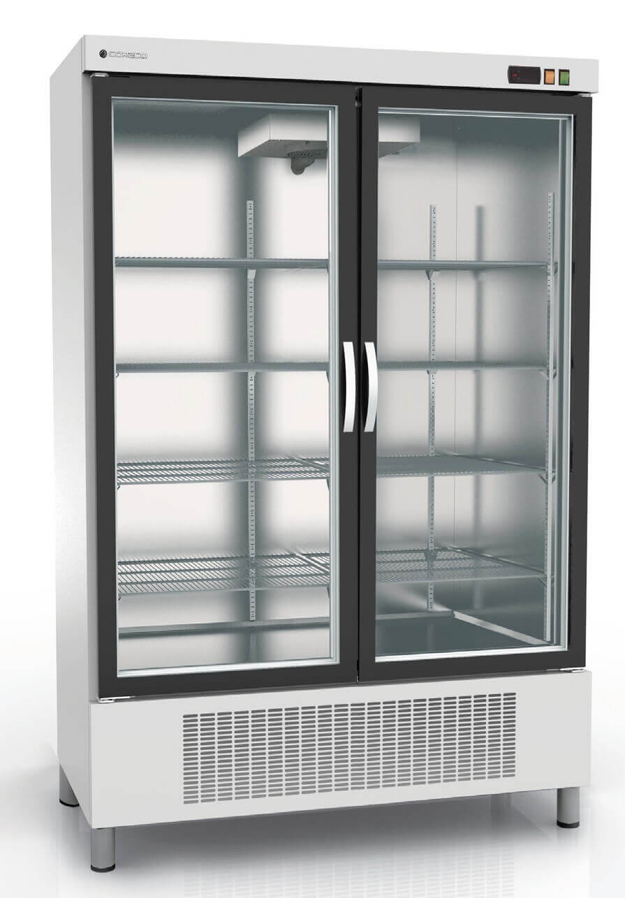 Expositor congelador 2 puertas abatibles 1200 litros CORECO EBC - 1302 - FrigeriaHosteleria.com
