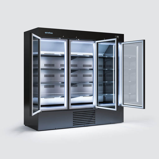 Expositor congelador 3 puertas pivotante 2000 litros INFRICO ERC200PHBT - FrigeriaHosteleria.com