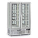 Expositor congelador 4 caras cristal 2 puertas Tecfrigo Snelle 750 GBT - FrigeriaHosteleria.com