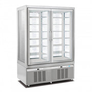 Expositor congelador pastelería 4 caras cristal INFRICO LO7703 - FrigeriaHosteleria.com