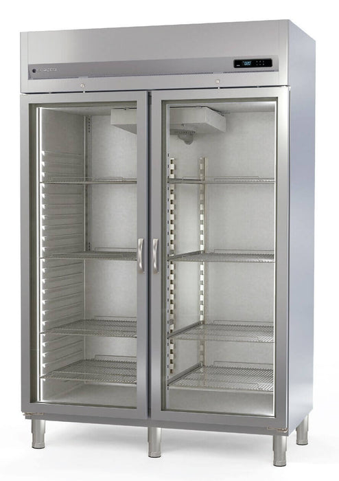 Expositor congelador vertical 2 puertas 1300 litros CORECO ACGE - 1002 - PF - FrigeriaHosteleria.com