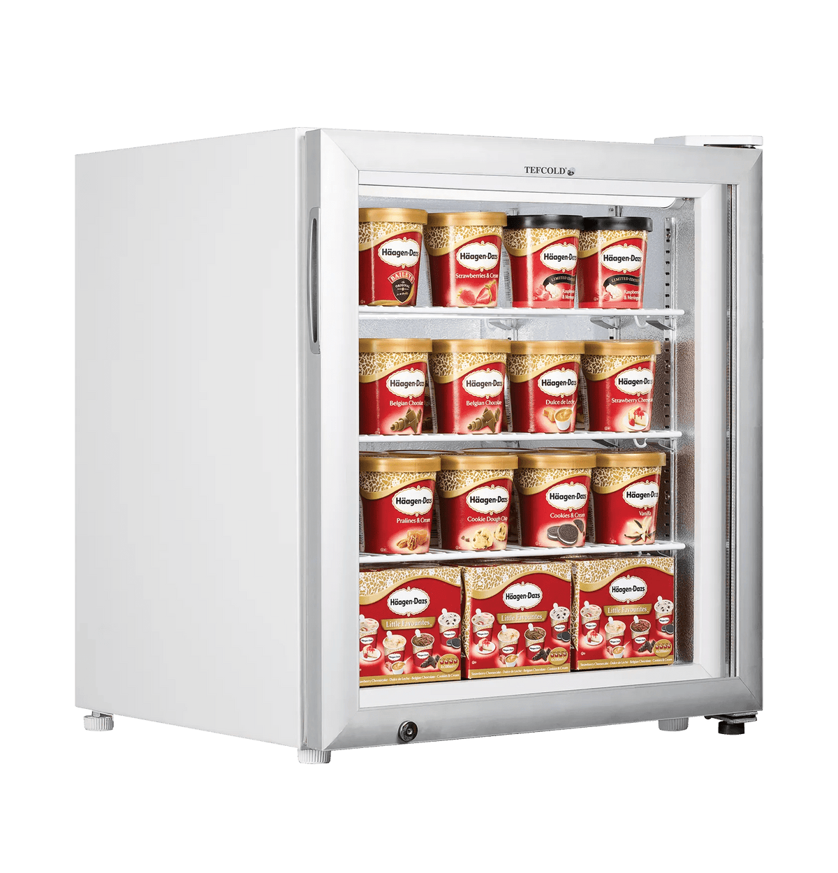 Expositor congelador vertical de sobremesa TEFCOLD UF100G