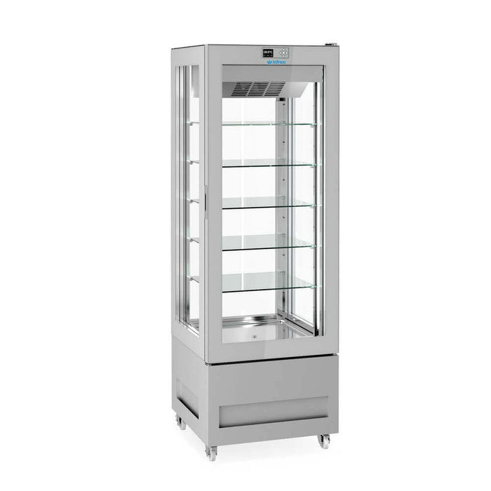 Expositor congelador y refrigerado 4 caras cristal INFRICO LO6314L - FrigeriaHosteleria.com