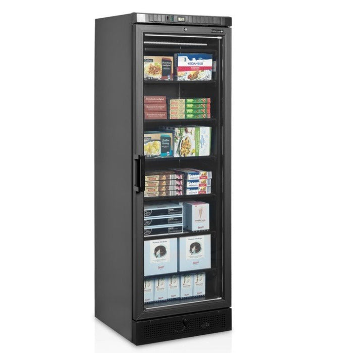 Expositor congelados 300 litros UFSC371G BLACK - FrigeriaHosteleria.com