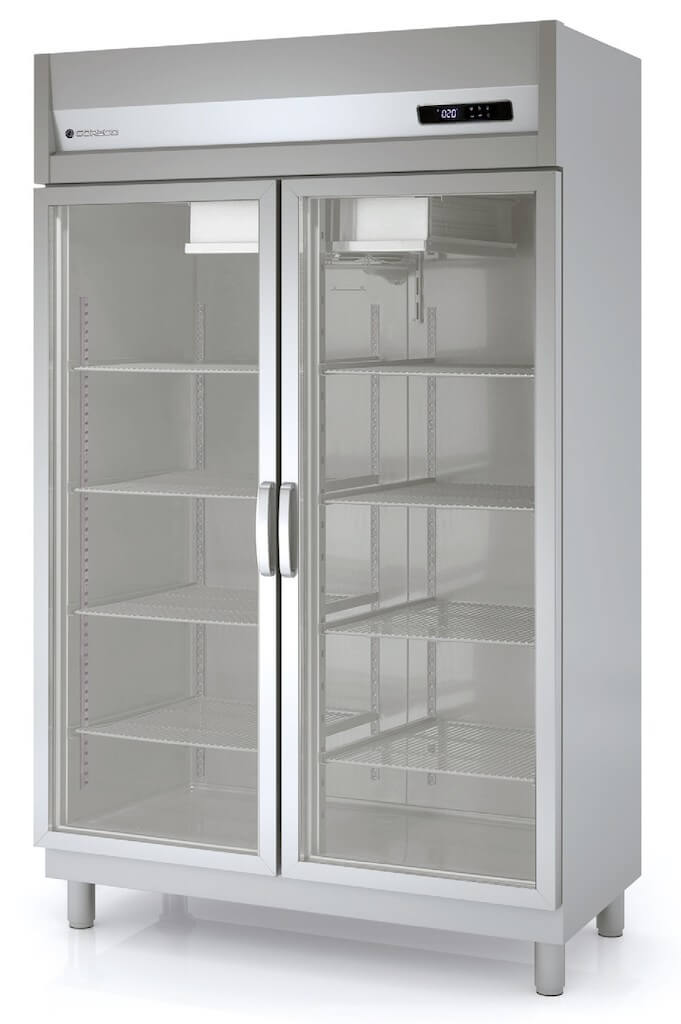 Expositor refrigerado 2 puertas 1000 litros CORECO AERE - 125 - FrigeriaHosteleria.com