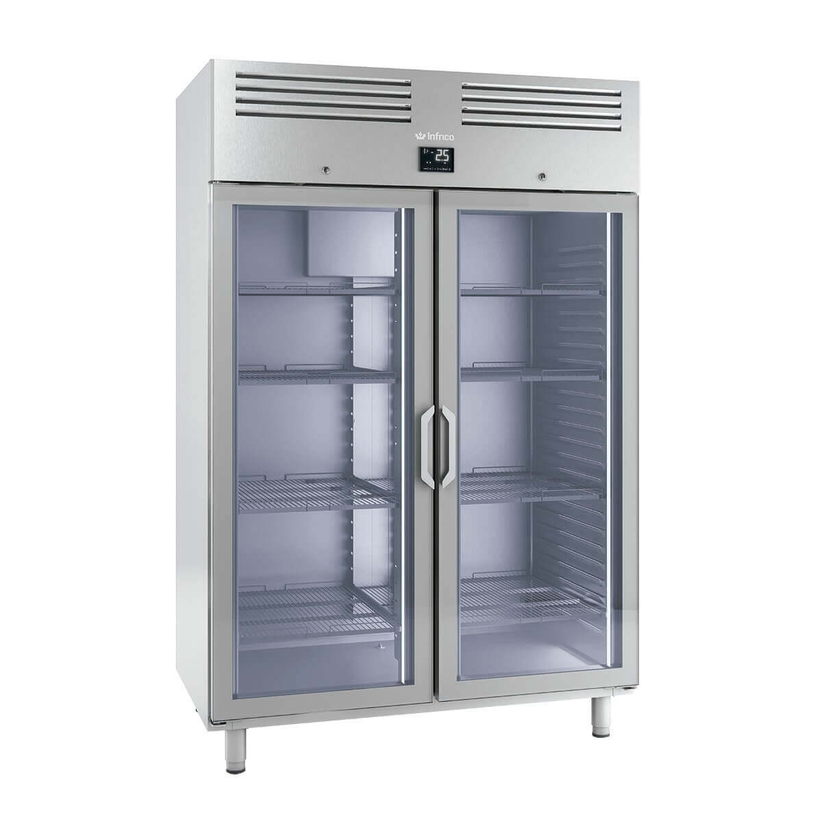 Expositor refrigerado 2 puertas 1240 litros INFRICO AGB1402CR - FrigeriaHosteleria.com