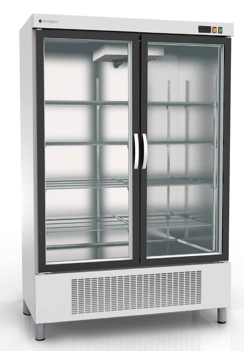 Expositor refrigerado 2 puertas abatibles 1200 litros CORECO EBR - 1302 - FrigeriaHosteleria.com