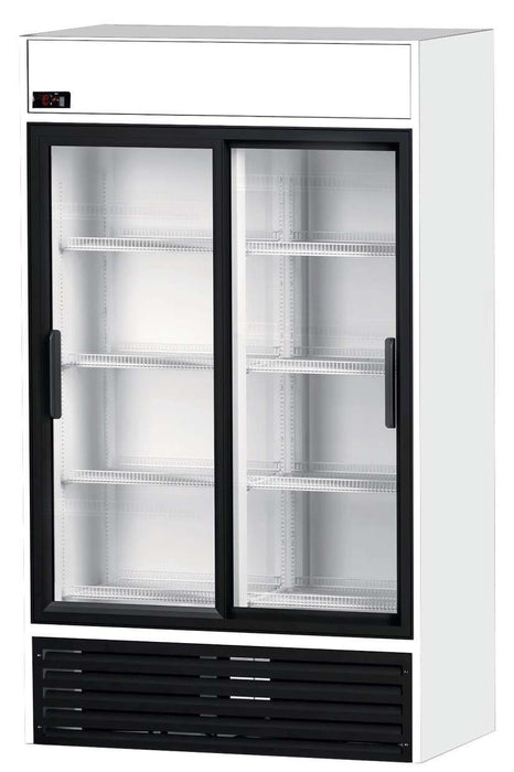 Expositor refrigerado 2 puertas correderas 1000 litros RVCS1000 - FrigeriaHosteleria.com