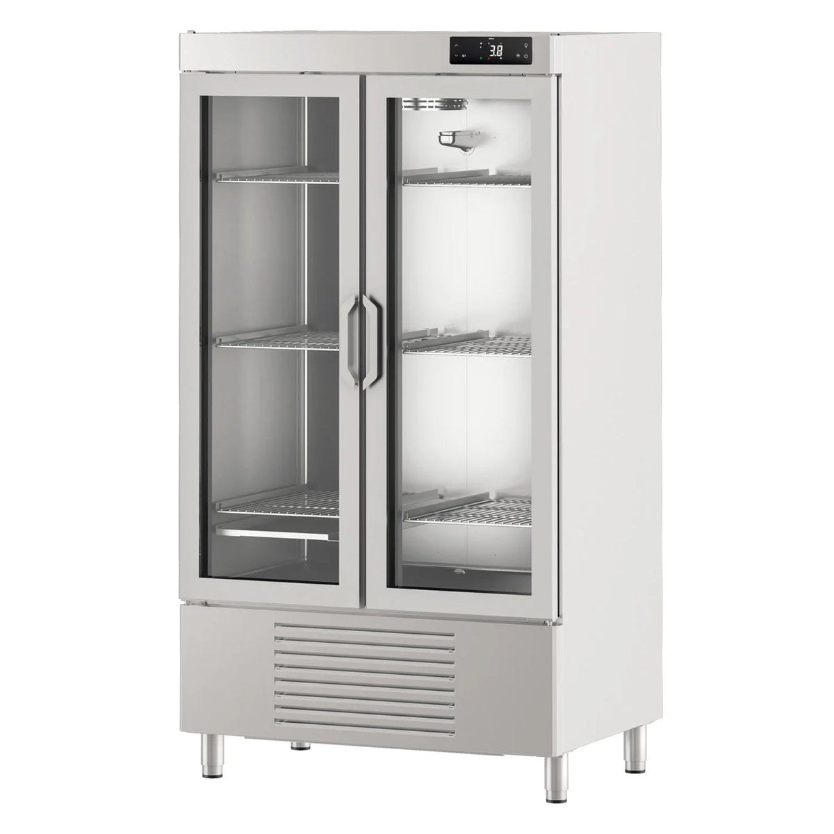 Expositor refrigerado 2 puertas parrillas 60x40 900 litros INFRICO AN902CR