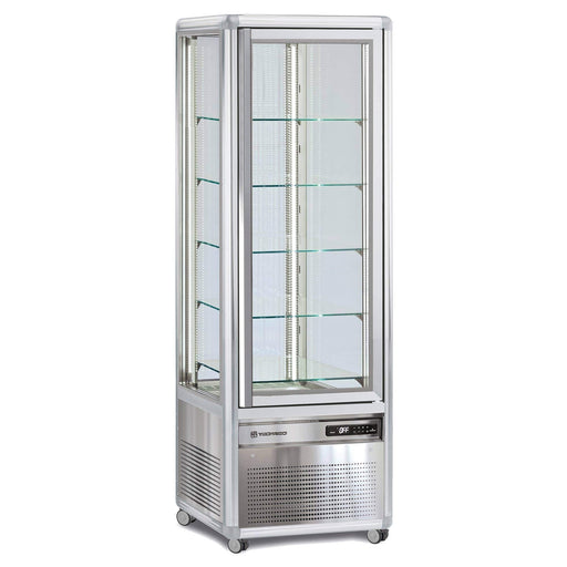 Expositor refrigerado 4 caras cristal 350 litros Tecfrigo Snelle 350 - FrigeriaHosteleria.com