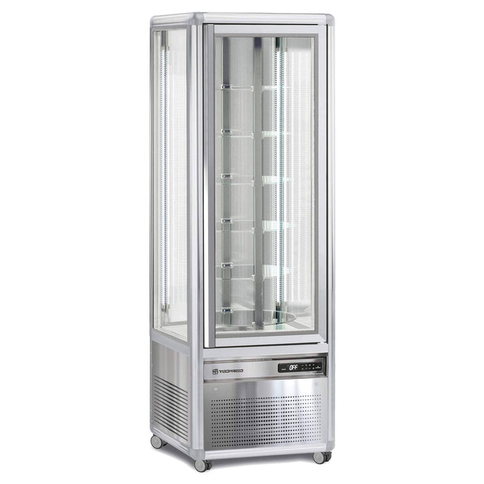 Expositor refrigerado 4 caras cristal 350 litros Tecfrigo Snelle 350 - FrigeriaHosteleria.com