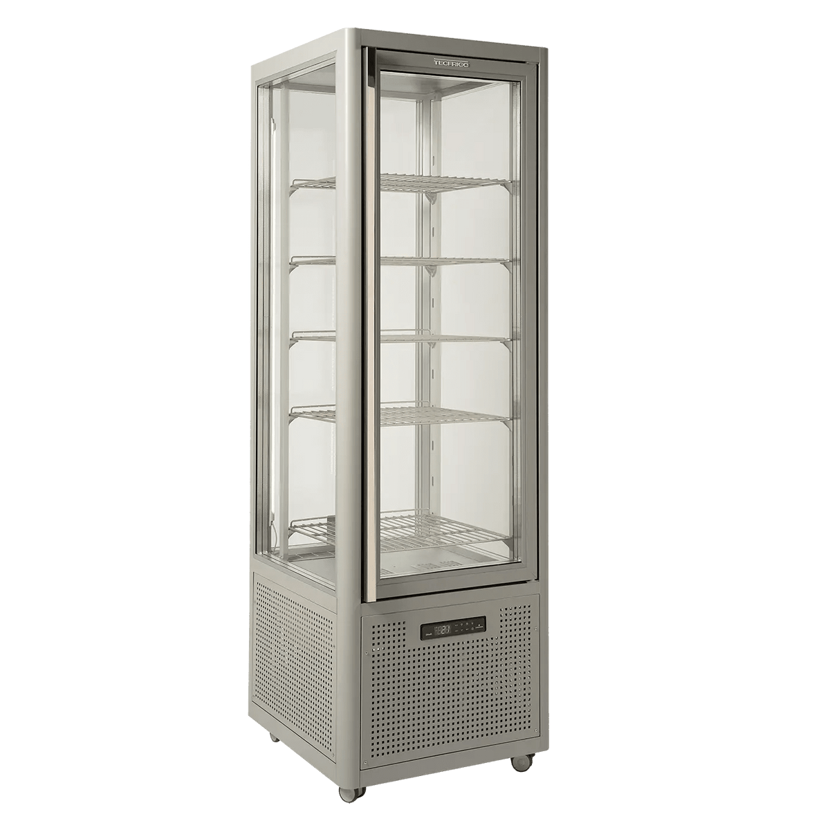Expositor refrigerado 4 caras cristal 360 litros Tecfrigo Snelle 360G