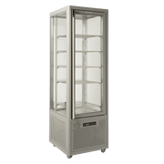 Expositor refrigerado 4 caras cristal 360 litros Tecfrigo Snelle 360G