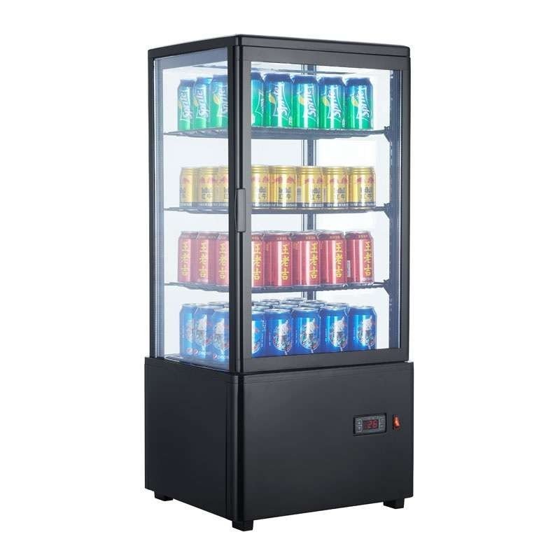 Expositor refrigerado 4 caras XC78L - N - FrigeriaHosteleria.com