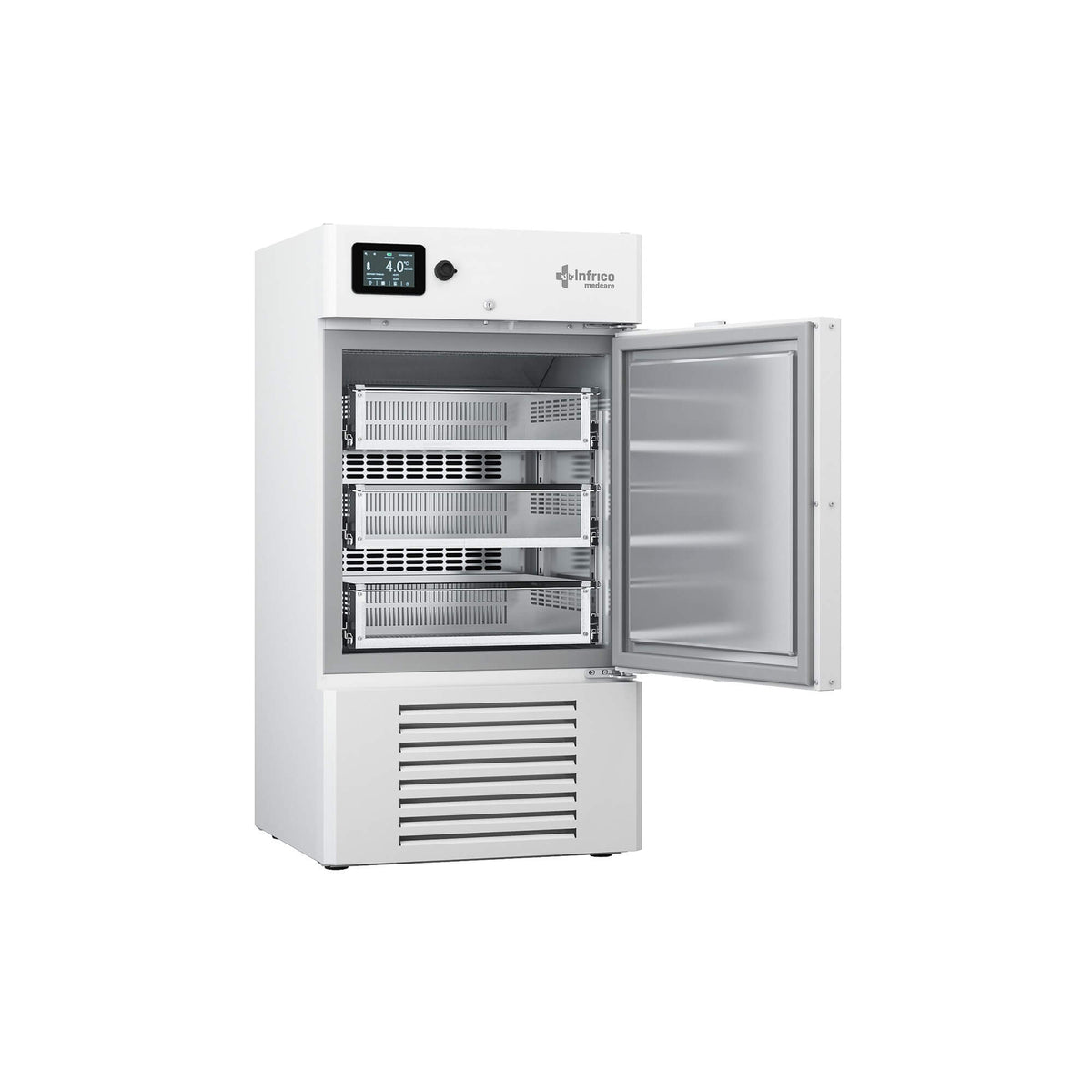 Expositor refrigerado banco de sangre 200 litros 132 bolsas INFRICO Medcare Health Care Plus BBMD17