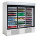 Expositor refrigerado blanco 3 puertas corredera 2030 litros INFRICO ERC200 - FrigeriaHosteleria.com
