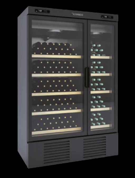 Expositor refrigerado de vinos 2 temperaturas CORECO CAGMW - 125 - FrigeriaHosteleria.com