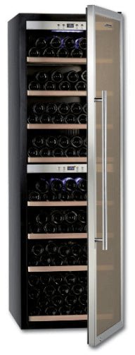 Expositor refrigerado de vinos capacidad 181 botellas Tecfrigo Sommelier 482 FG DUAL - FrigeriaHosteleria.com