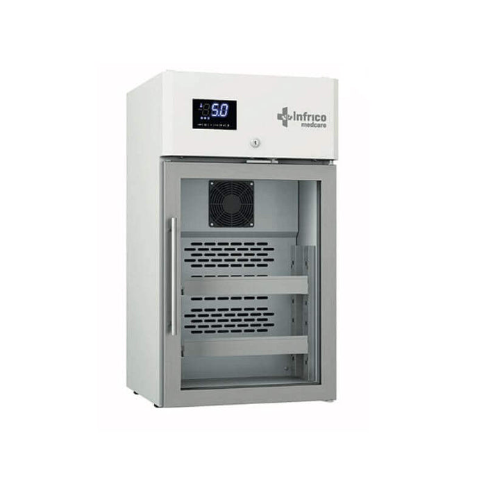 Expositor refrigerado farmacia 70 litros INFRICO Pharma Care PER08G - FrigeriaHosteleria.com