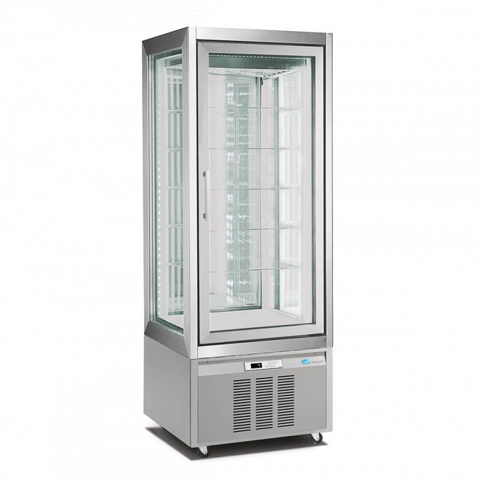 Expositor refrigerado pastelería 4 caras cristal INFRICO LO3702 - FrigeriaHosteleria.com