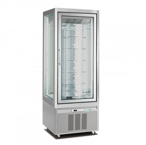 Expositor refrigerado y congelador estantes giratorios INFRICO LO3701VNP - FrigeriaHosteleria.com