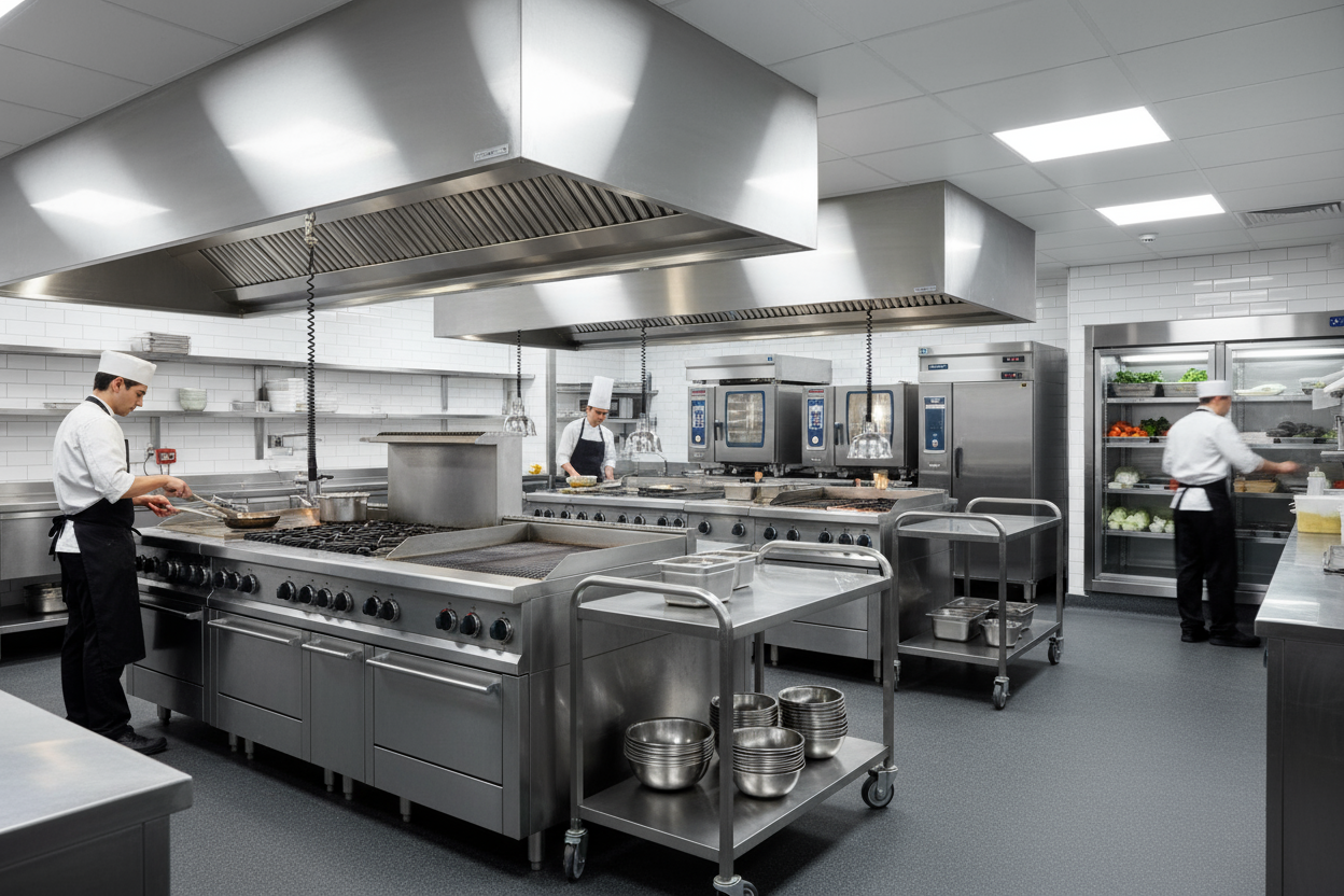 foto de cocina de restaurante