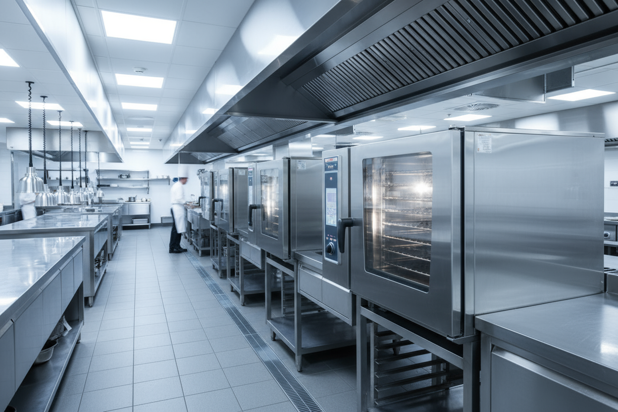 FOTO DE HORNOS INDUSTRIAL DE CONVECCION DE COCINA DE HOSTELERIA