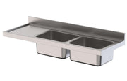 Fregadero 1 cuba sin mueble ancho 80 IS1708C1000 - FrigeriaHosteleria.com