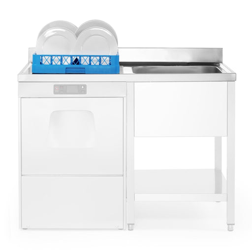 Fregadero 2 cubas con escurridor dcha 180x60 SAMMIC FRLV - 618/21D - FrigeriaHosteleria.com