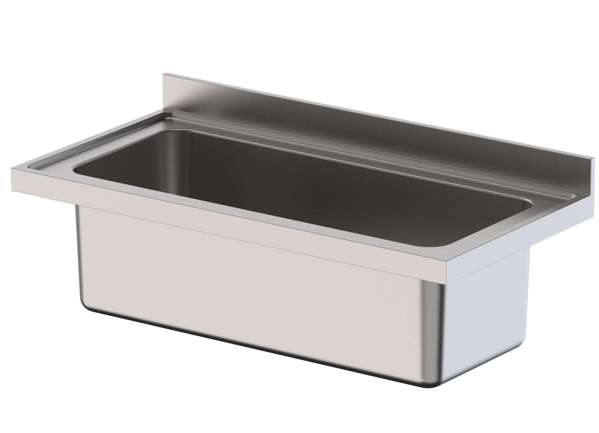 Fregadero gran capacidad cuba dcha sin mueble ancho 180 IS1718R1HC00 - FrigeriaHosteleria.com