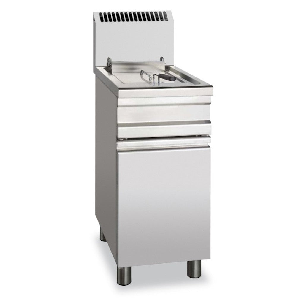 Freidora a gas 14 litros con mueble GF15S STAND ALONE - FrigeriaHosteleria.com