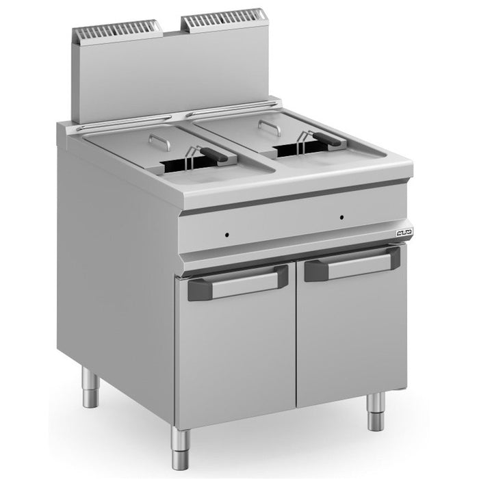 Freidora a gas 2 cubas 18+18 litros MFRG98A MAGISTRA PLUS 900 - FrigeriaHosteleria.com