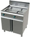 Freidora a gas 2 cubas 21+21 litros ancho 80 fondo 90 FG9C221 - FrigeriaHosteleria.com