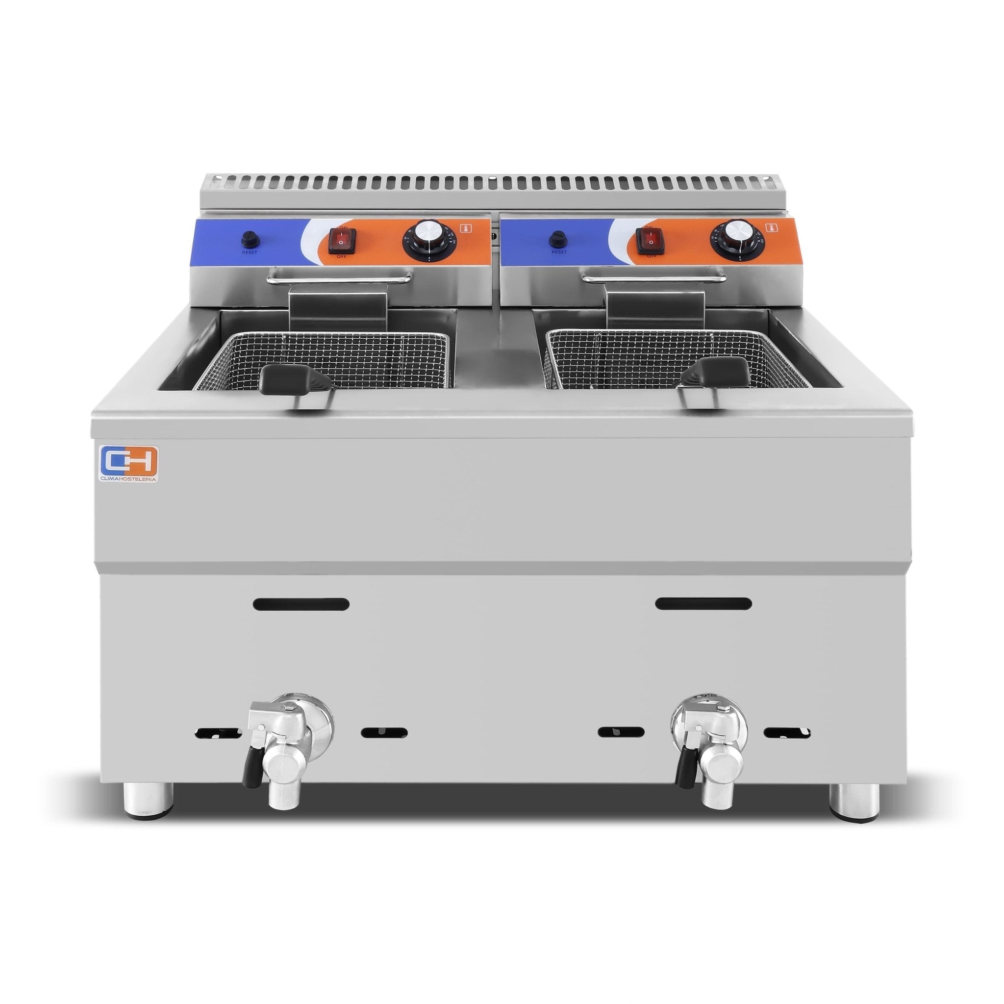 Freidora a gas 2 senos 18+18 litros GF - 182 - FrigeriaHosteleria.com