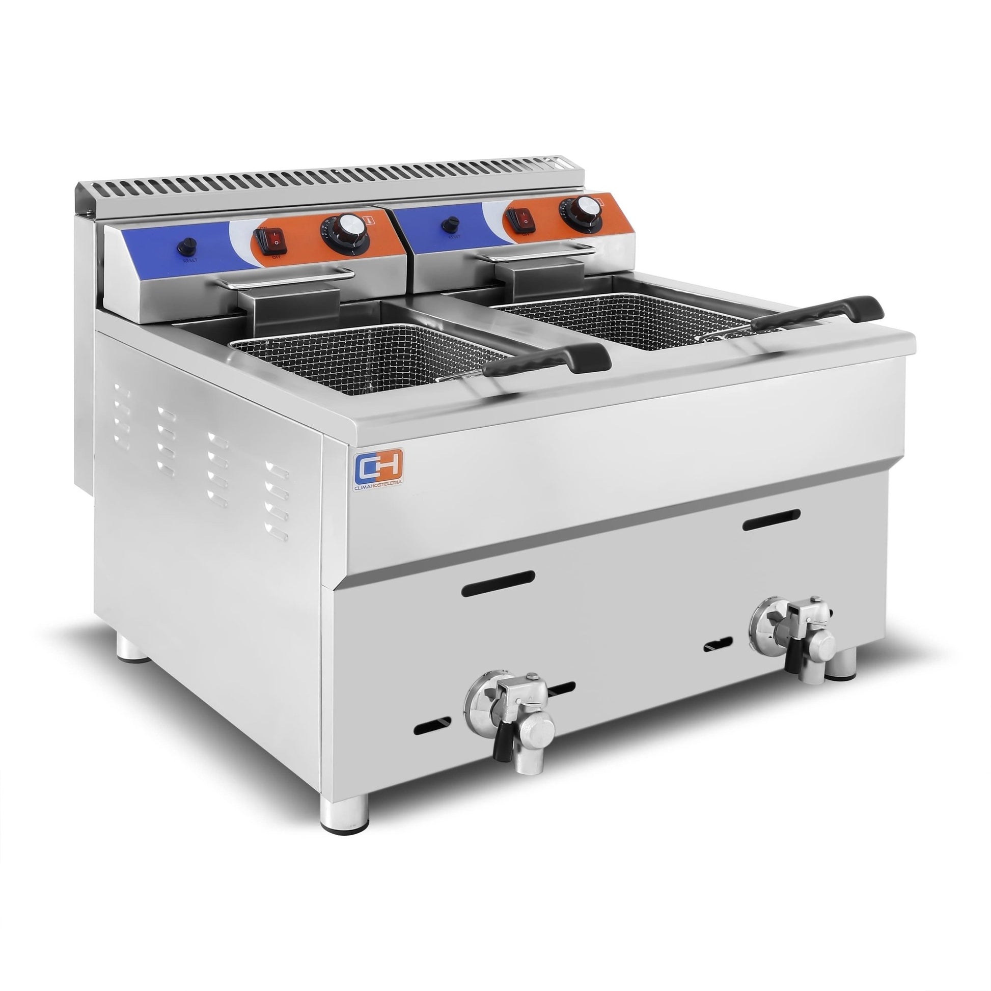 Freidora a gas 2 senos 18+18 litros GF - 182 - FrigeriaHosteleria.com