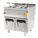 Freidora a gas 24 + 24 litros 80 x 90 x 85 h cm EMPPLS9FG020 - FrigeriaHosteleria.com