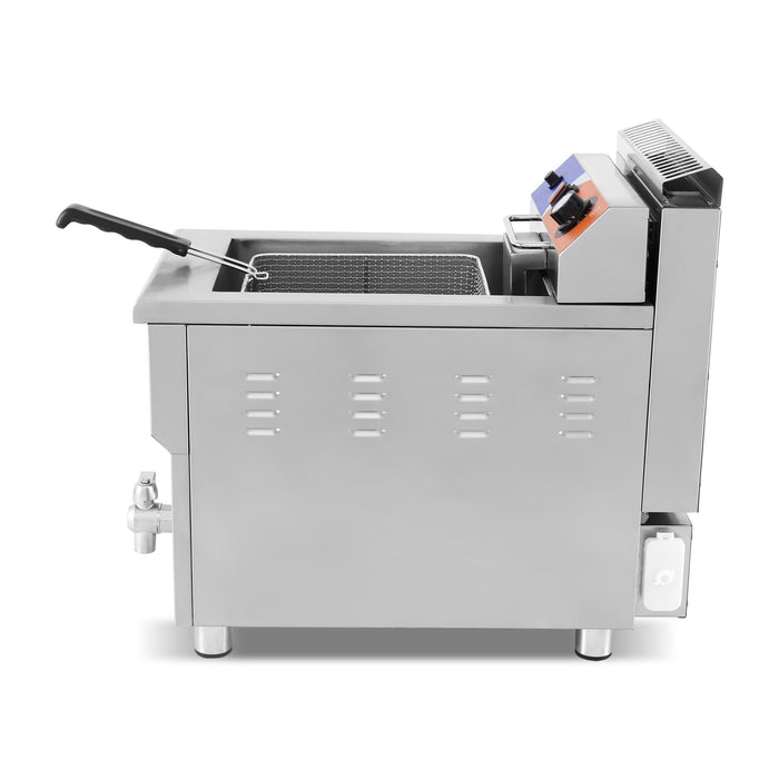 Freidora a gas propano 1 cuba de 18 litros GF - 181 - FrigeriaHosteleria.com