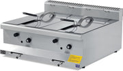 Freidora a gas sobremesa 2 cubas 10 + 10 litros 60x60 EMP6FE020 - FrigeriaHosteleria.com