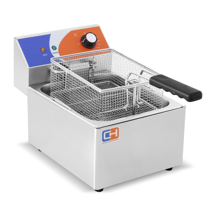 Freidora eléctrica 1 cuba 6 litros sin grifo EF - 6L - FrigeriaHosteleria.com