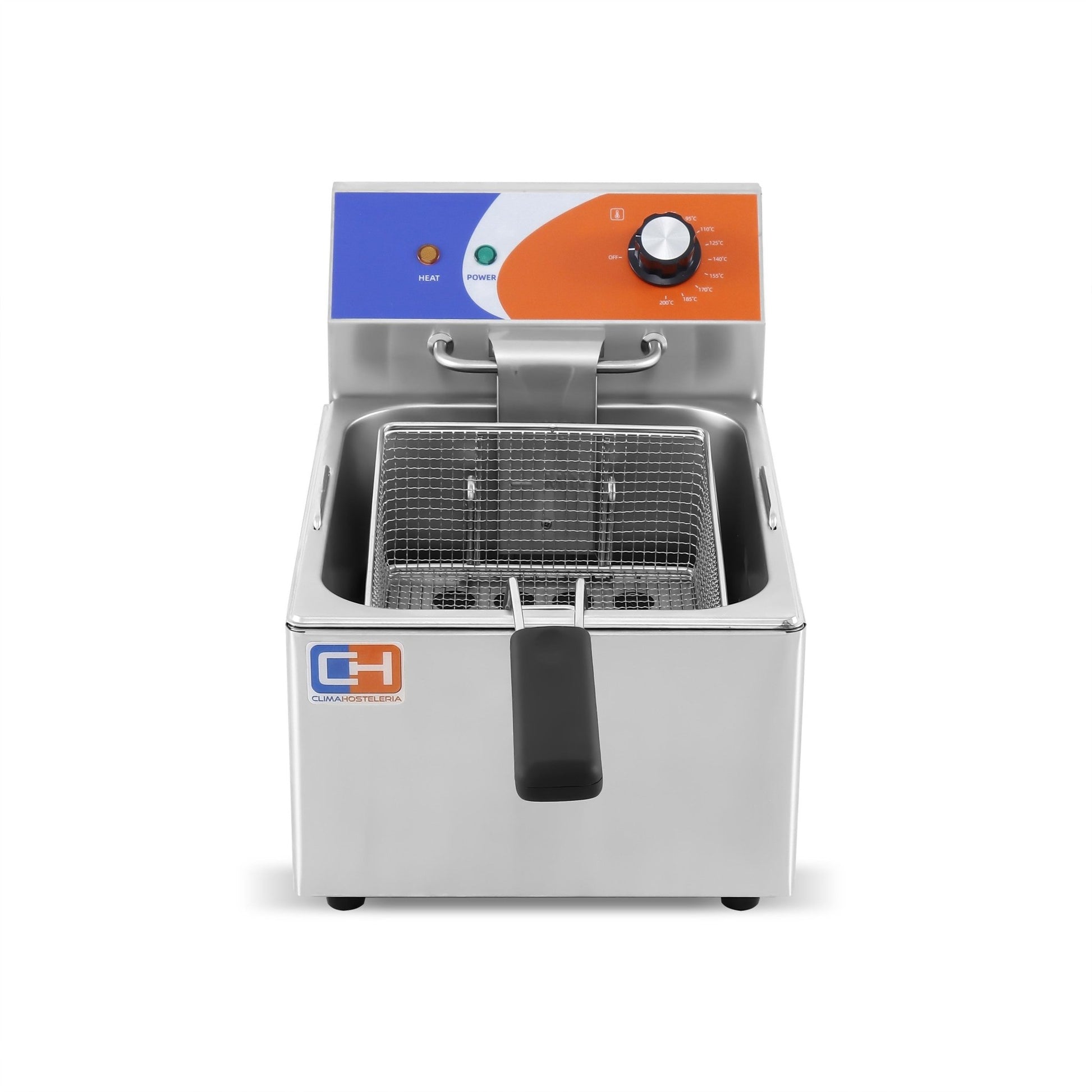 Freidora eléctrica 1 cuba 6 litros sin grifo EF - 6L - FrigeriaHosteleria.com