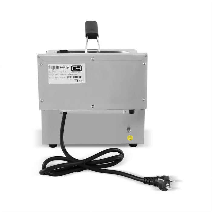 Freidora eléctrica 1 cuba 6 litros sin grifo EF - 6L - FrigeriaHosteleria.com