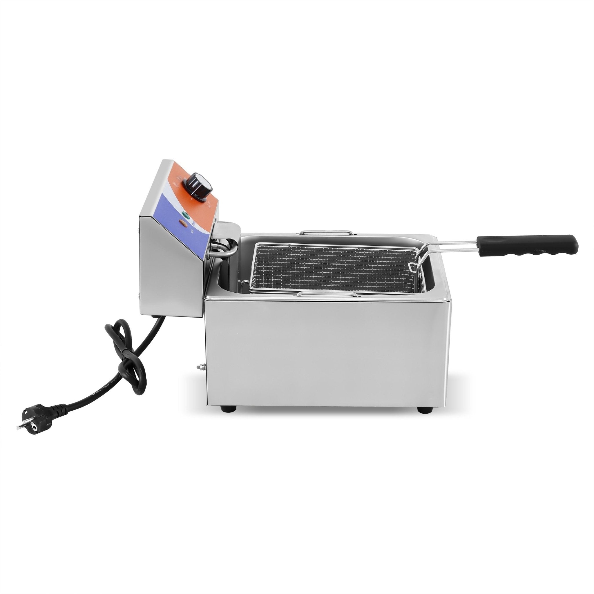 Freidora eléctrica 1 cuba 6 litros sin grifo EF - 6L - FrigeriaHosteleria.com