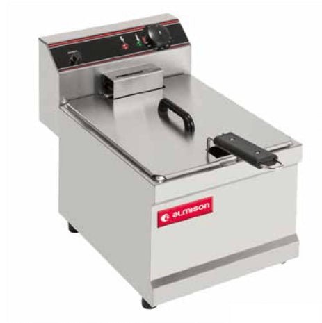 Freidora eléctrica 1 cuba 7 litros ALMISON ALMFR7LSG - FrigeriaHosteleria.com